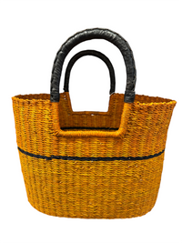 Hammershus Fairtrade Bolga Duse  Kurvetaske Orange sort