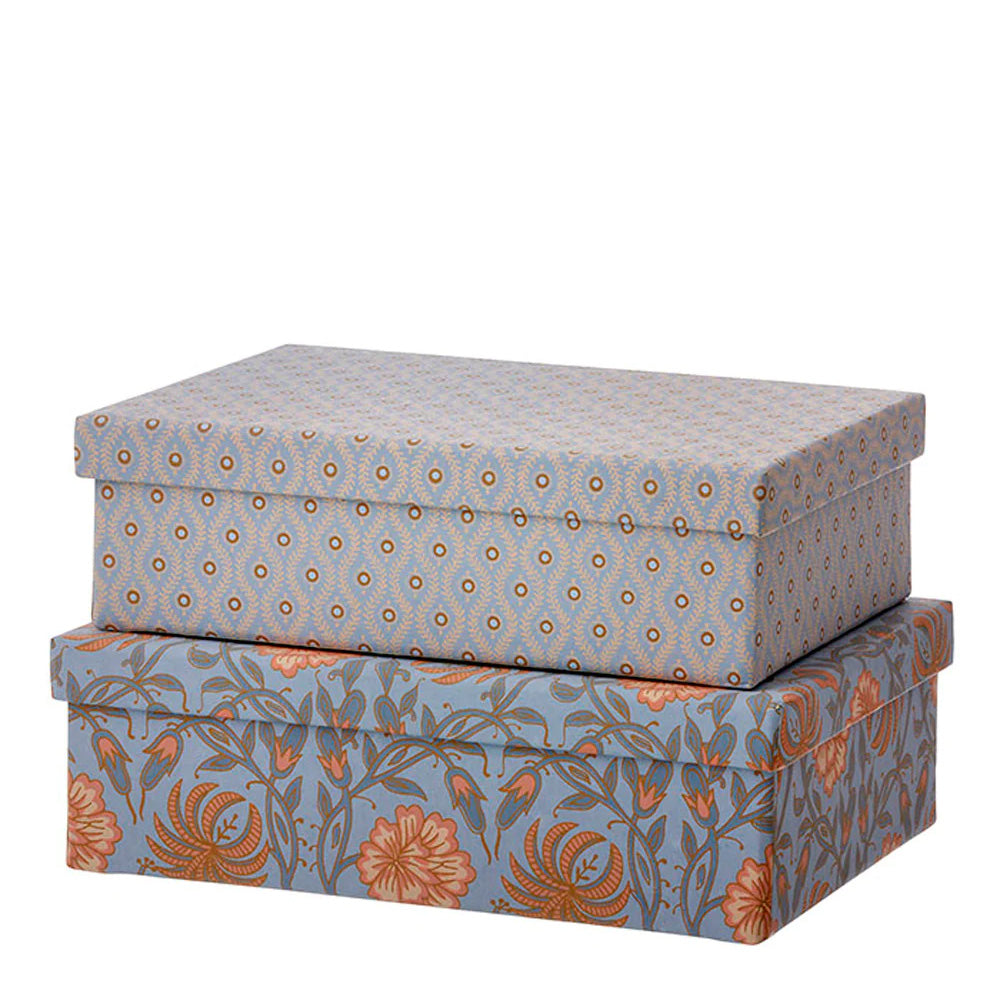 Bungalow Oblong Duo box L Leela Sky Blue