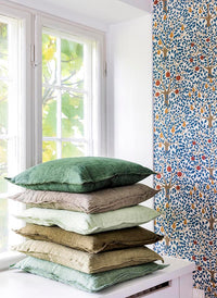 Bungalow Hør Pudebetræk Laurel Green 50x50cm