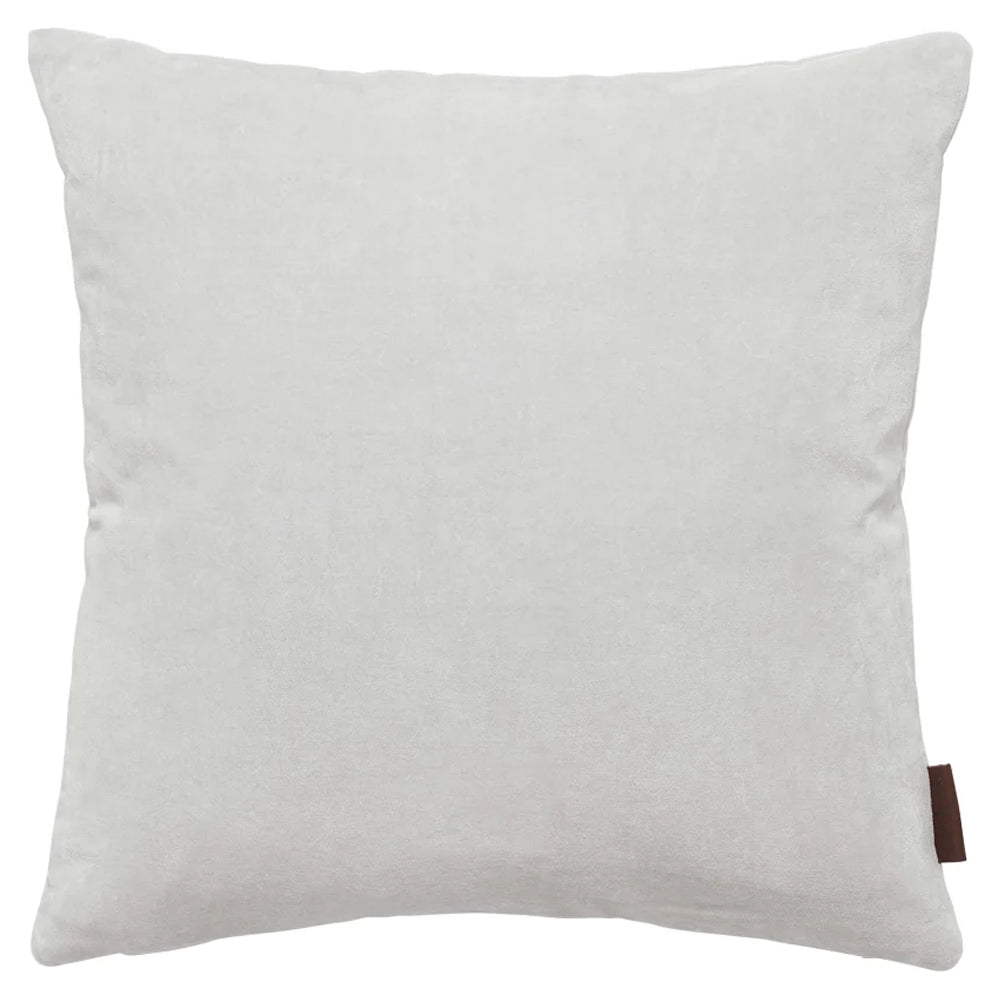 Cozy Living Velour Soft Pudebetræk Light Grey 50x50cm