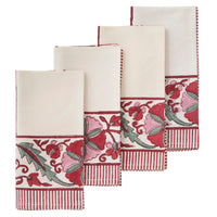 Bungalow Napkin Rosetta Scarlet 4 stk 45x45cm