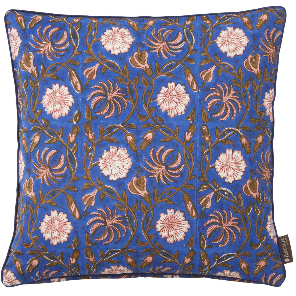 Bungalow Pudebetræk Leela Indigo 50x50cm