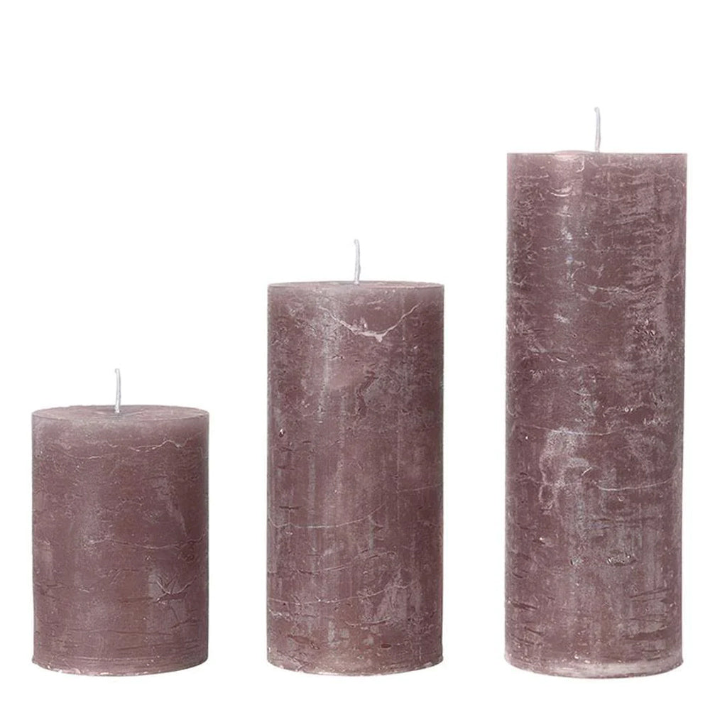 Cozy Living Rustikke bloklys Rouge Ø7cm