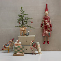 Maileg Nisse Str. 1 Pige Vinter Mint Kjole