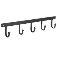 Speedtsberg Knagerække med 5 Kroge Sort Jern