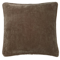 BungalowvelourpudeWalnut50x50cm