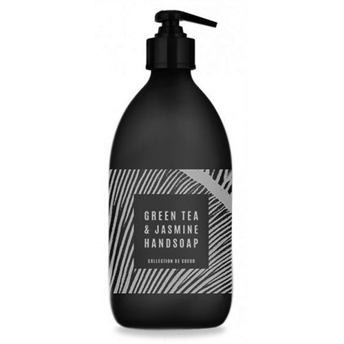 Marseille sæbe Green Tea & Jasmin glas flaske 500ml