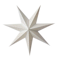 Bungalow Paper star Milky way white 50cm - Julestjerne
