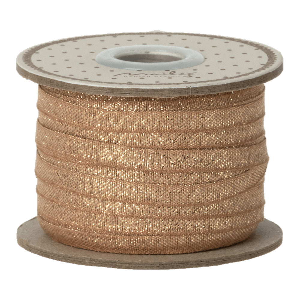 Maileg Bånd Vintage Rosa Guld 25m