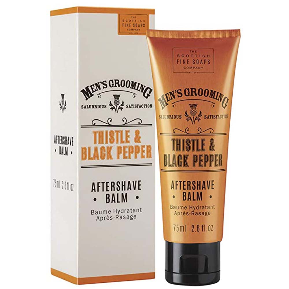 Men´s Grooming Aftershave balm Thistle & Black Pepper 75ml