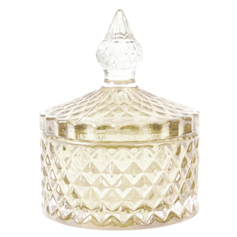 Speedtsberg Box med Låg Harlekin Glas Gul