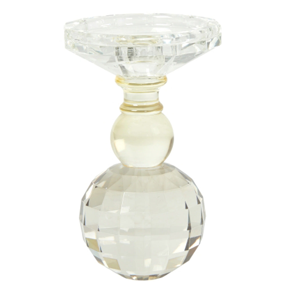 Speedtsberg Noa krystal lysestage Ø7x17cm Clear Yellow
