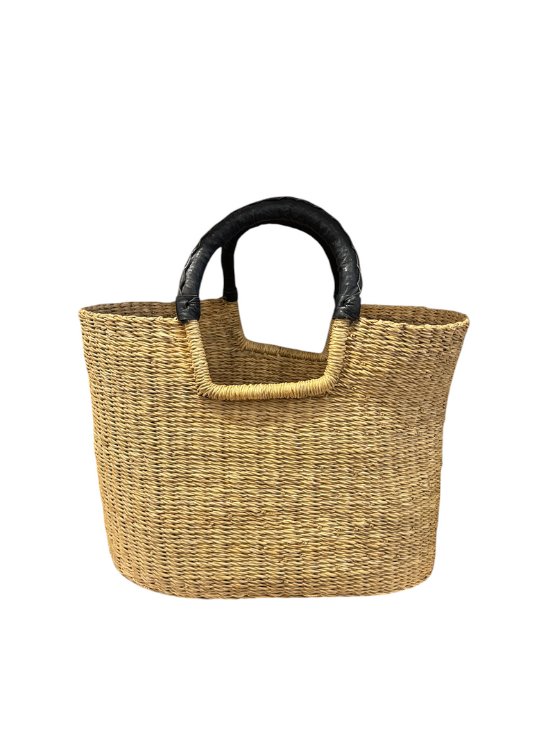 Hammershus Fairtrade Bolga Duse  Kurvetaske Natur sort