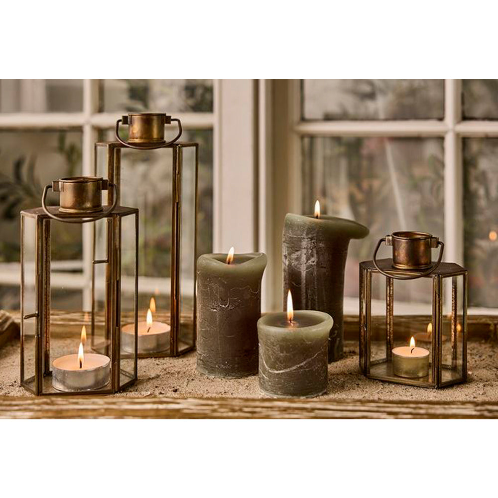 2Have Bloklys Rustik Grøn 20x7cm