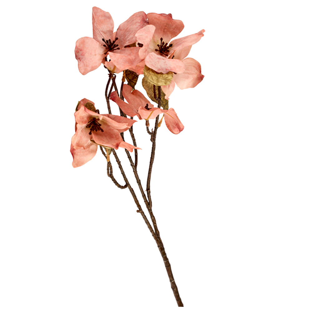 2Have Silkeblomst Dogwood H75cm Antik Rosa