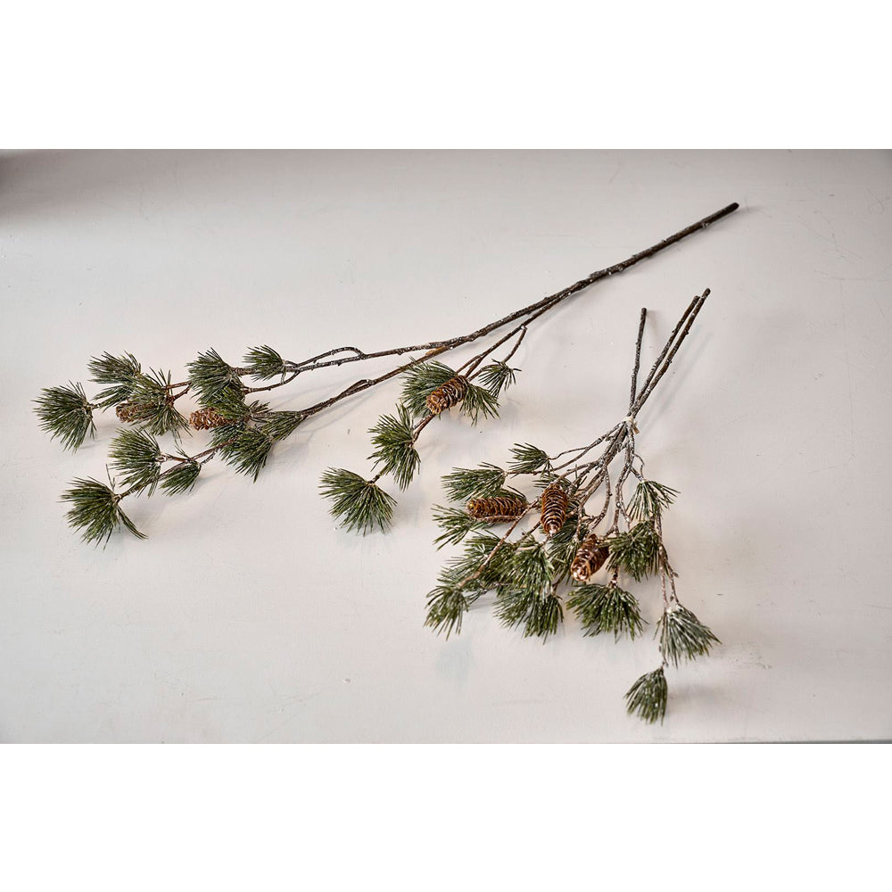 2Have Silkeblomst Gran Gren 3stk Grøn/Hvid H50cm
