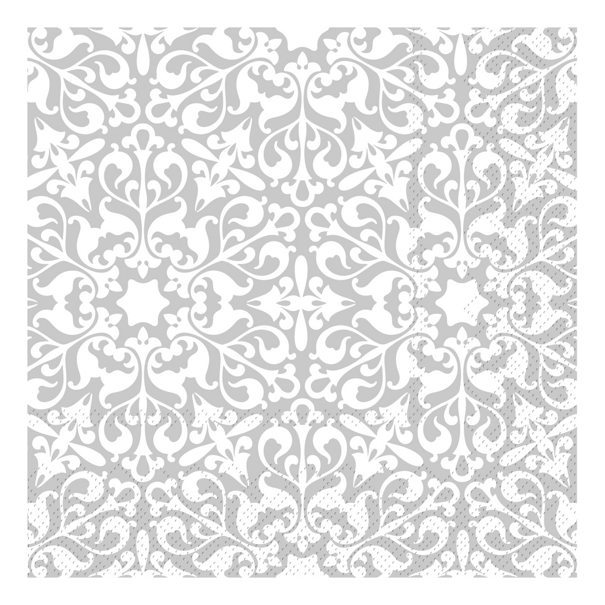 Chic Antique Papirservietter Med Mønster grå 16x16cm
