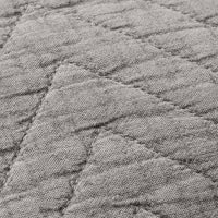 Cozy Living Pudebetræk Quiltet Granit 50x70cm