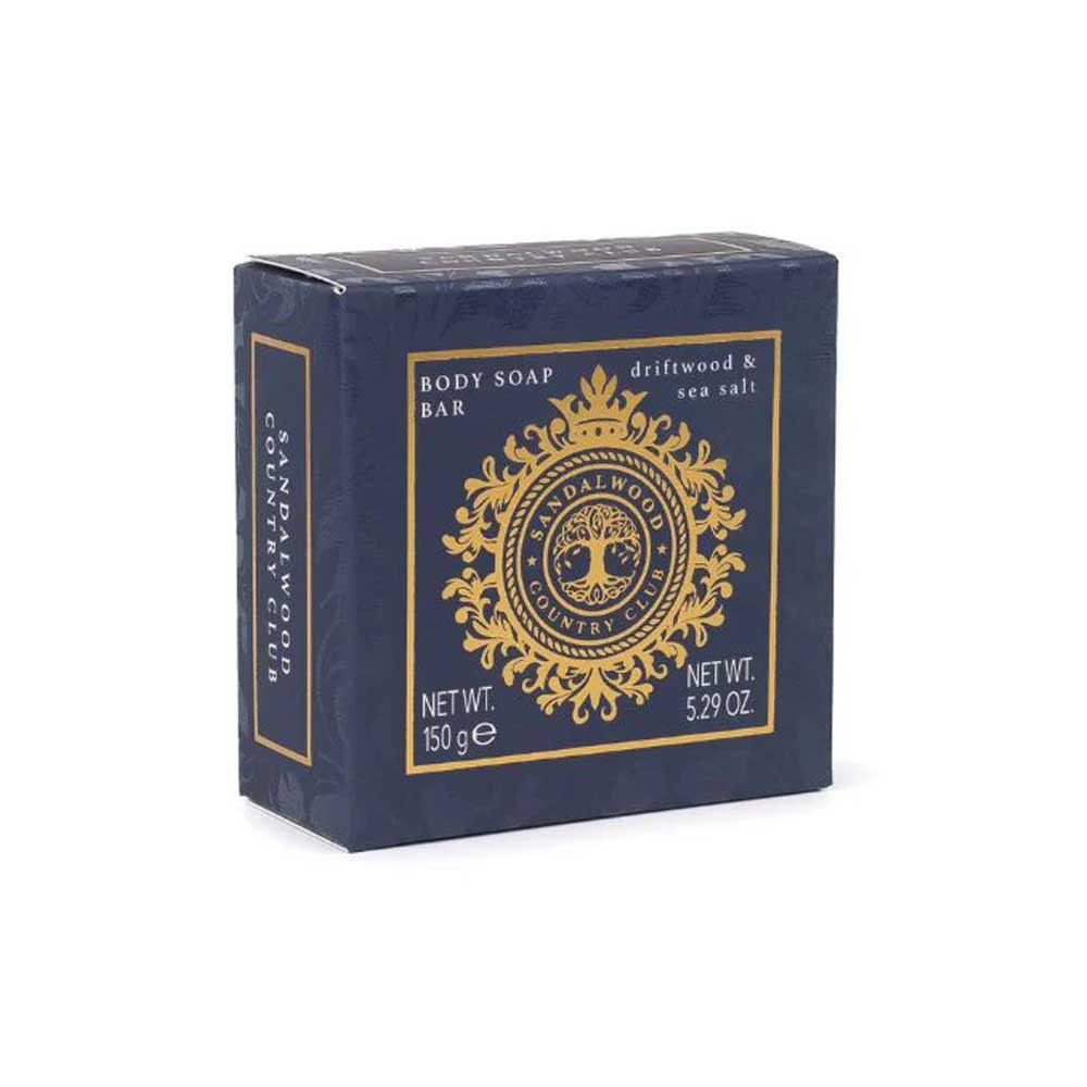 Sandelwood Country Club Sæbe Driftwood & Sea Salt 150g