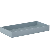 Bungalow Lacquer Rectangular Tray Misty Blue 20x40x5cm