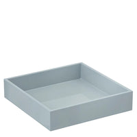 Bungalow Lacquer Square Tray Misty Blue 22.4x22.4x5cm