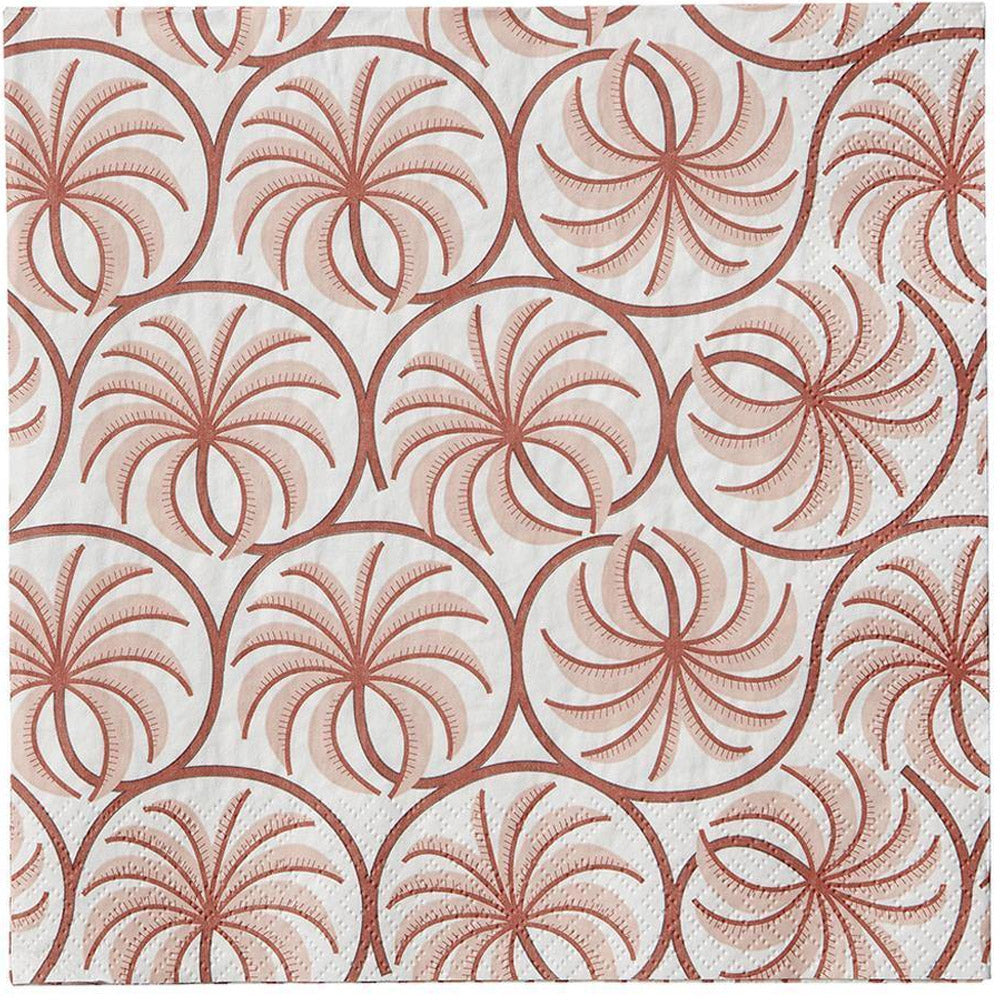Bungalow Servietter Palm Blush 40x40cm
