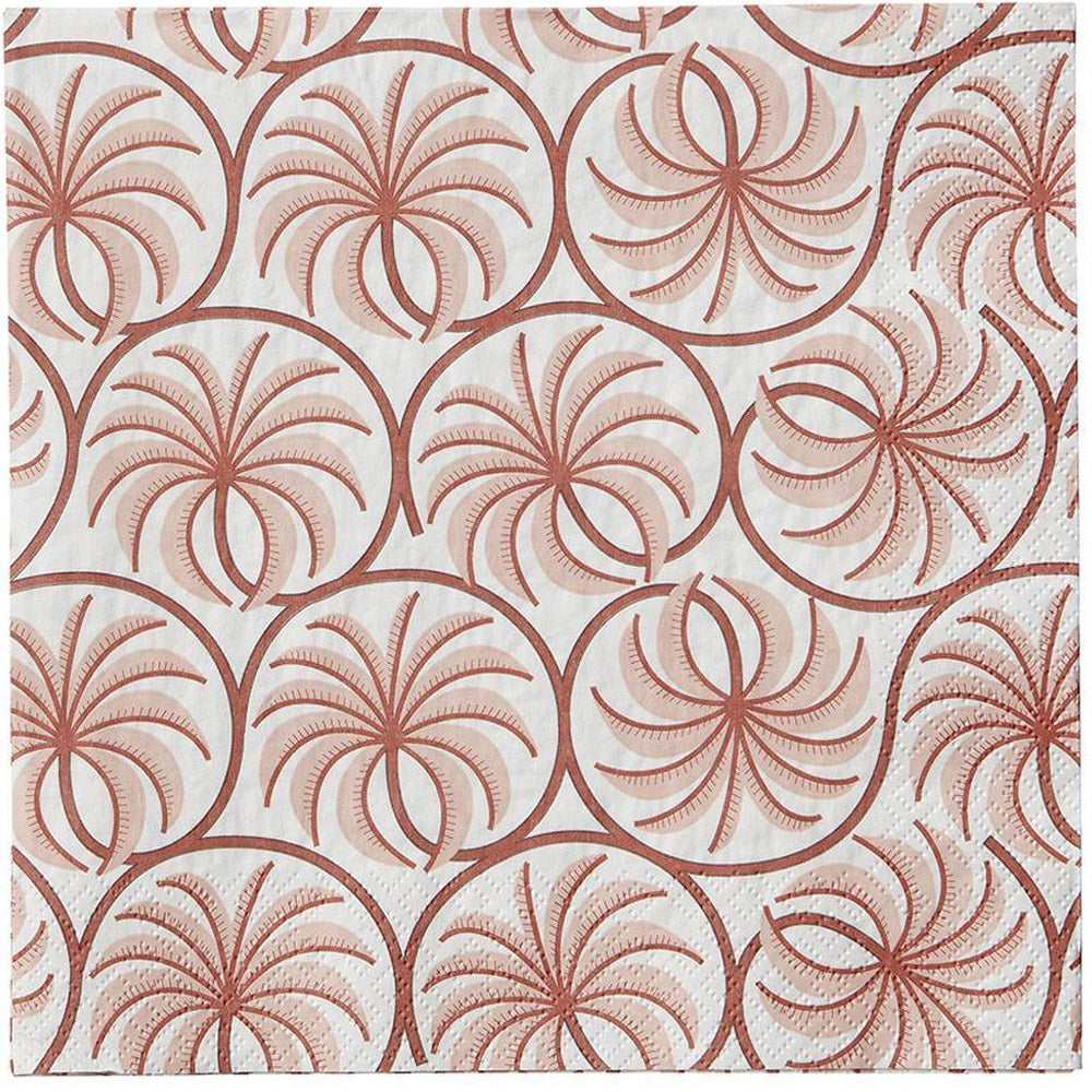 Bungalow Servietter Palm Blush 40x40cm