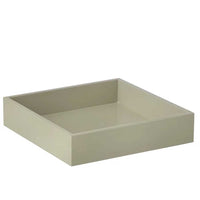 Bungalow Lacquer Square Tray Sand 22,4x22,4x5cm