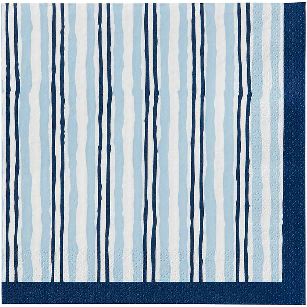 Bungalow papirservietter Avadi Sky Blue 40x40cm