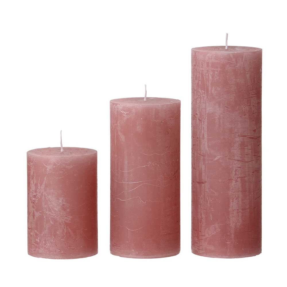 Chic Antique Macon Bloklys Rustik 20x7cm Raspberry