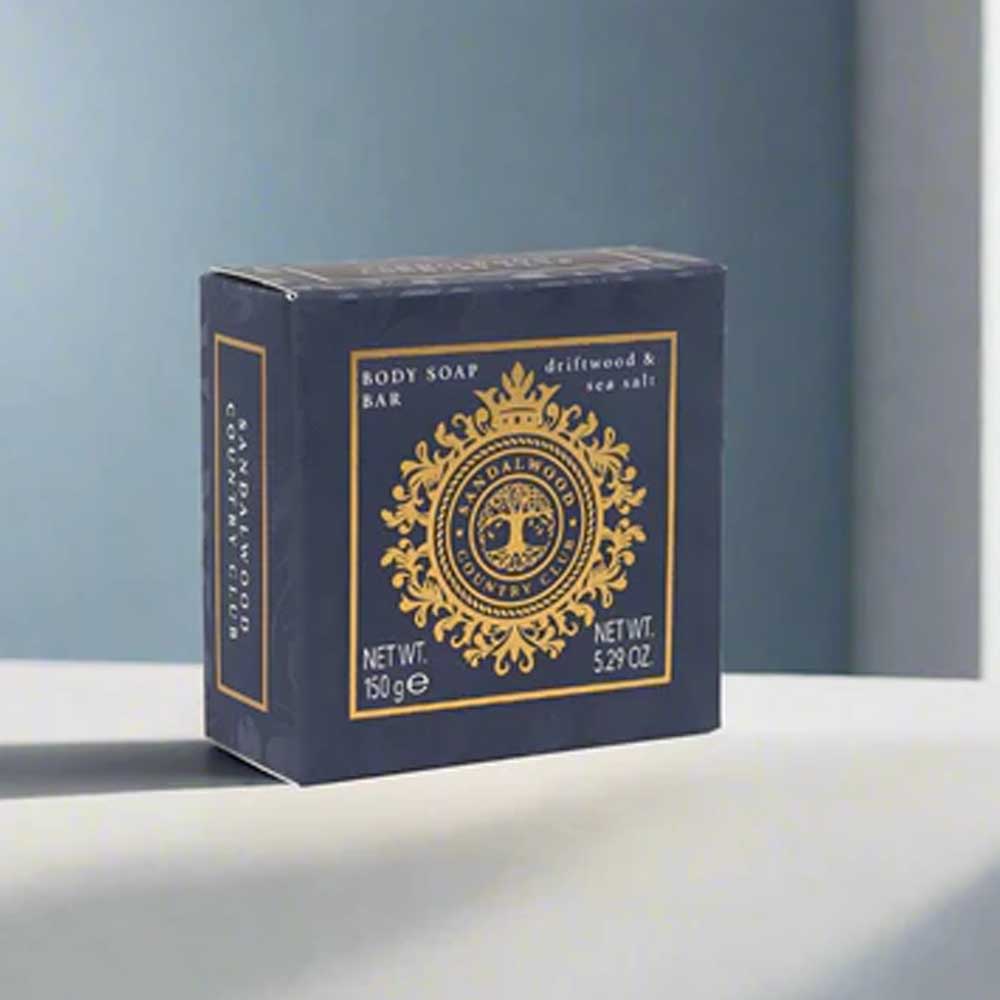 Sandelwood Country Club Sæbe Driftwood & Sea Salt 150g