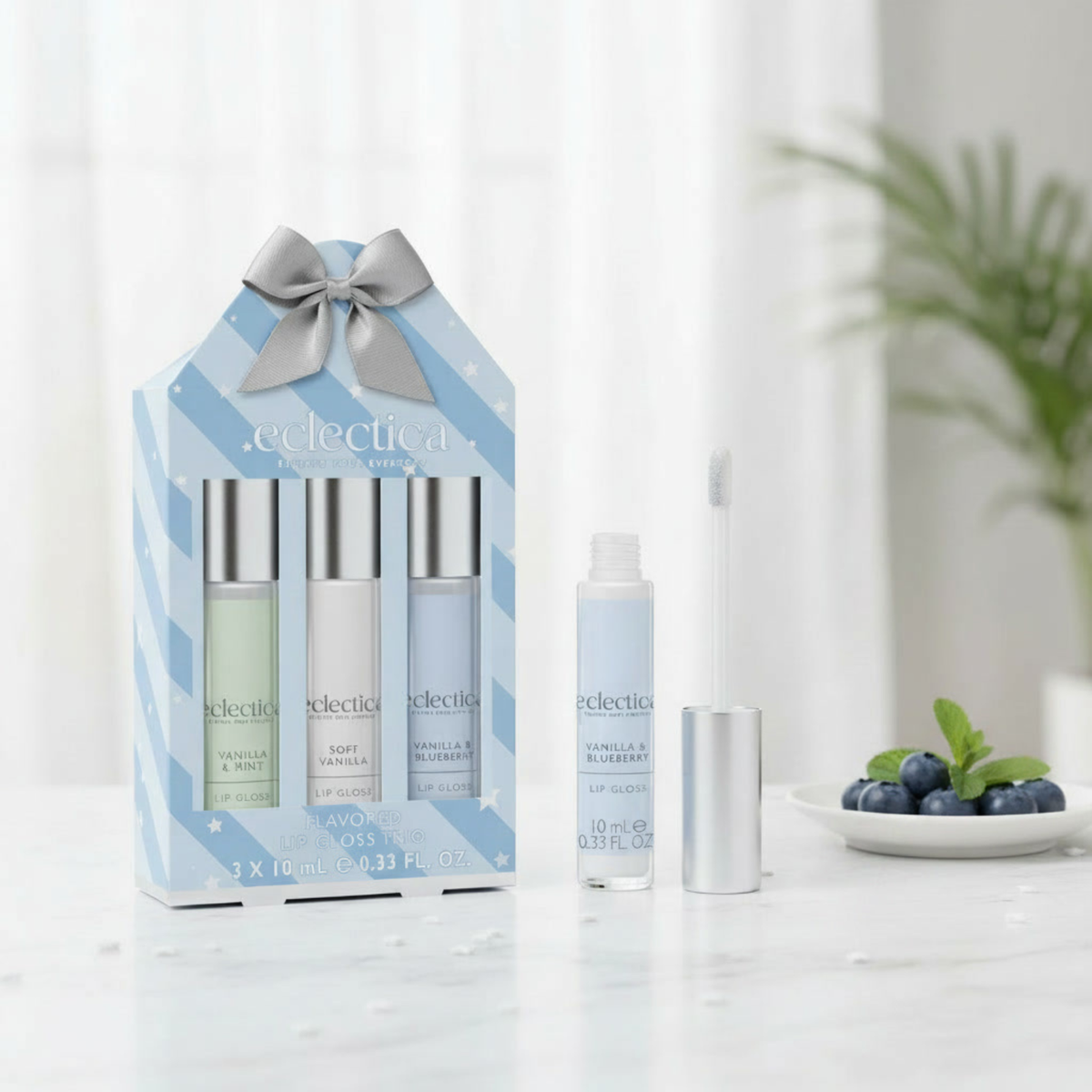 Eclectica Dot & Dash Lip Gloss Trio Set 3x10ml