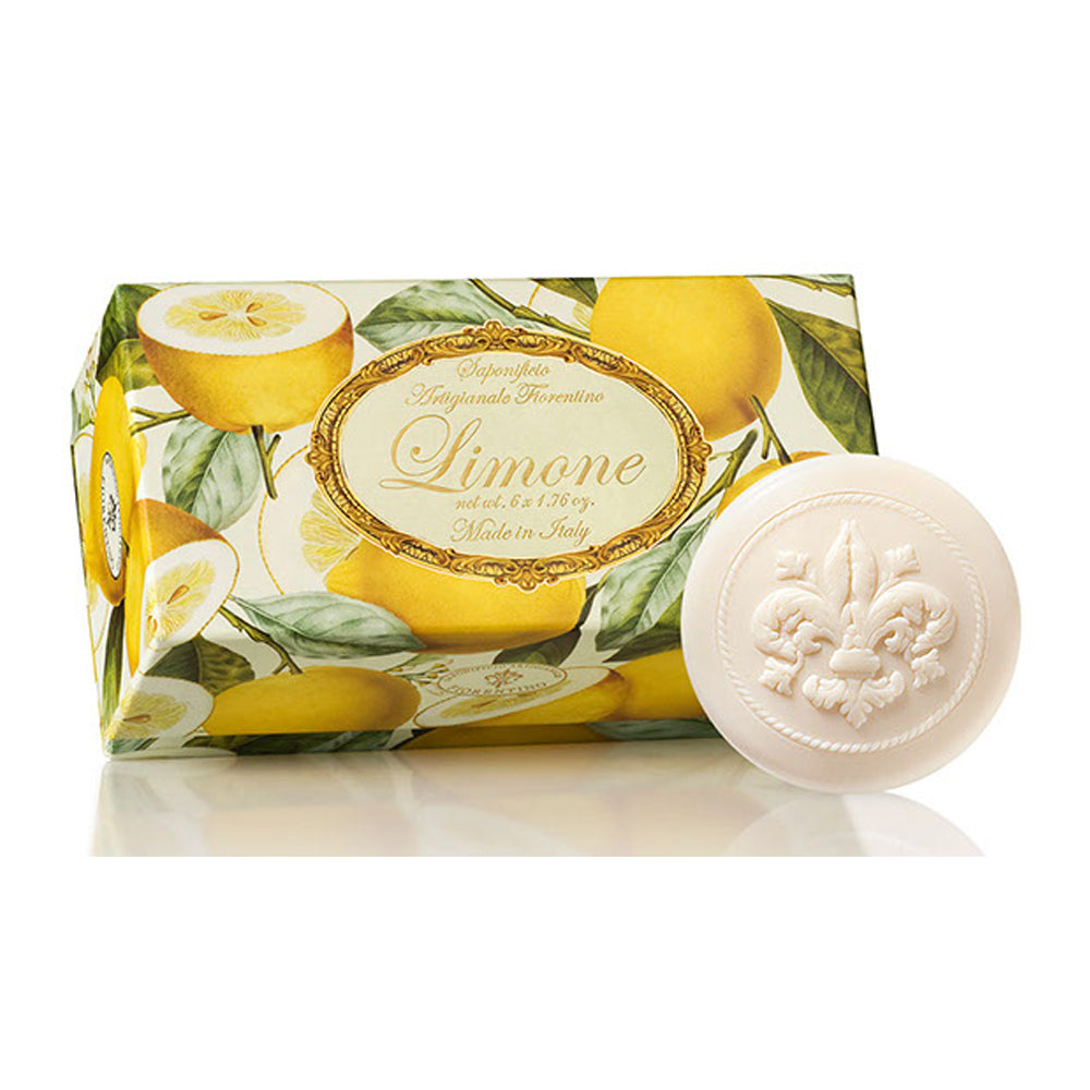 Fiorentino Vegetabilsk sæbe citron i æske 6x50g