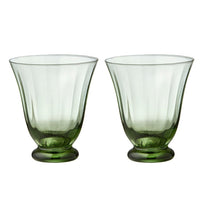 Bungalow Vandglas Trellis Sage 2 stk.