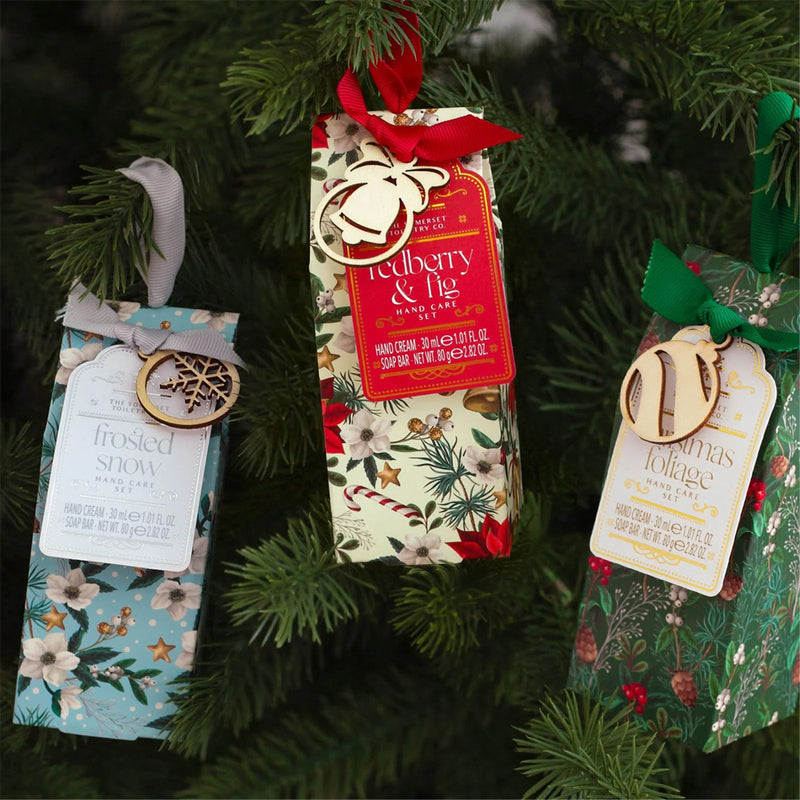 Somerset Blooms Hand Care Set Christmas Foliage