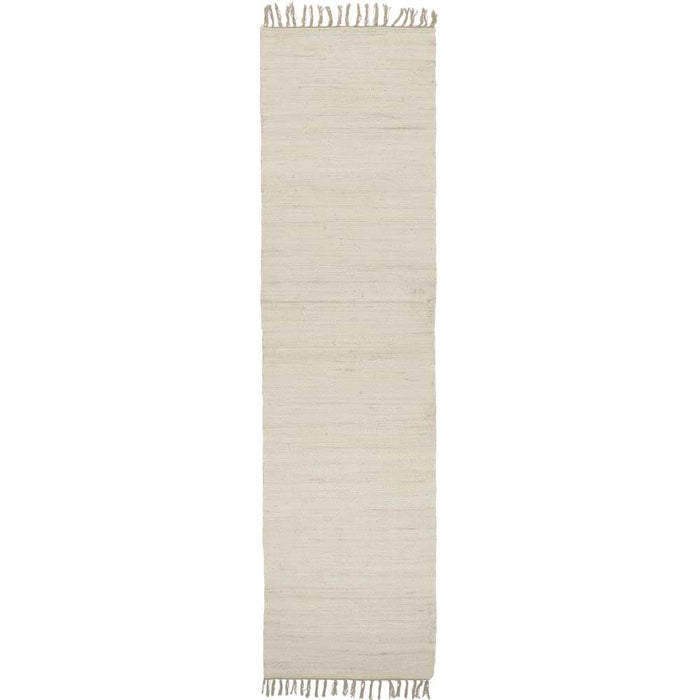 Ib laursen Kludetæppe løber Creme hvid 60x250cm