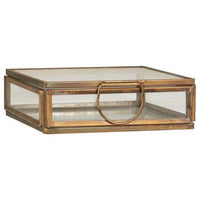 Ib laursen Glasboks med låg B: 10,3H 3,2 L:10,3cm
