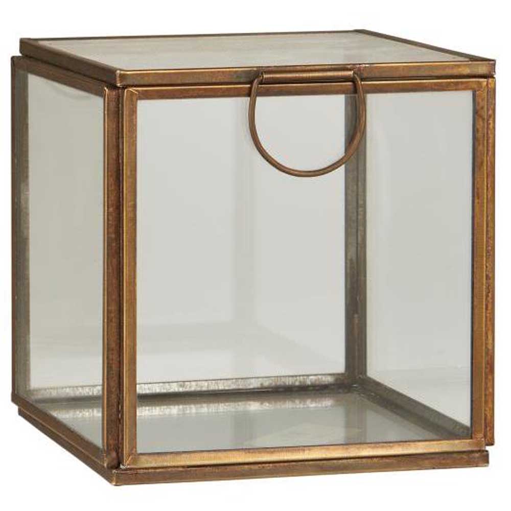 Ib laursen Glasboks med låg B:10,3 H 10,5 L:10,3cm