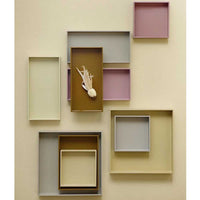 Bungalow Lacquer Square Tray Sand 22,4x22,4x5cm