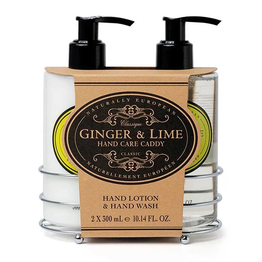 Naturally European Håndpleje Sæt Ginger & Lime 2x300ml