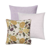 Cozy Living Hør Pudebetræk Misty Lavender 50x50cm
