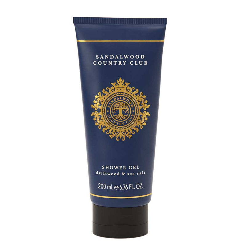 Sandelwood Country Club Shower gel 200ml Driftwood & Sea Salt