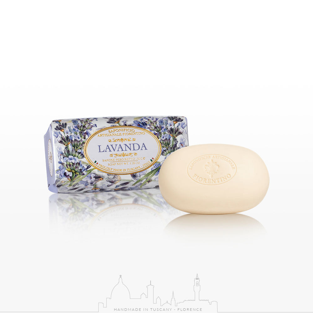 Fiorentino Italiensk Vegetabilsk Sæbe Lavendel 150g