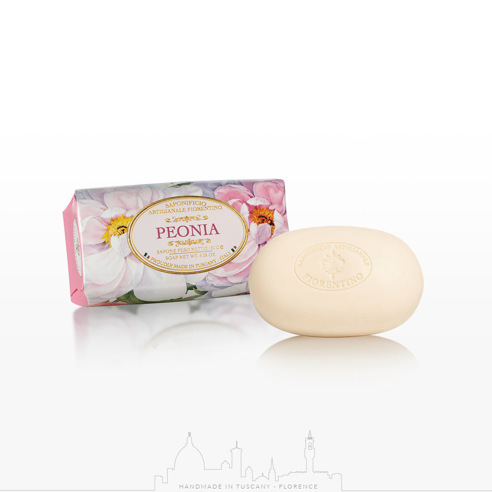 Fiorentino Italiensk Vegetabilsk Sæbe Pæon 150g