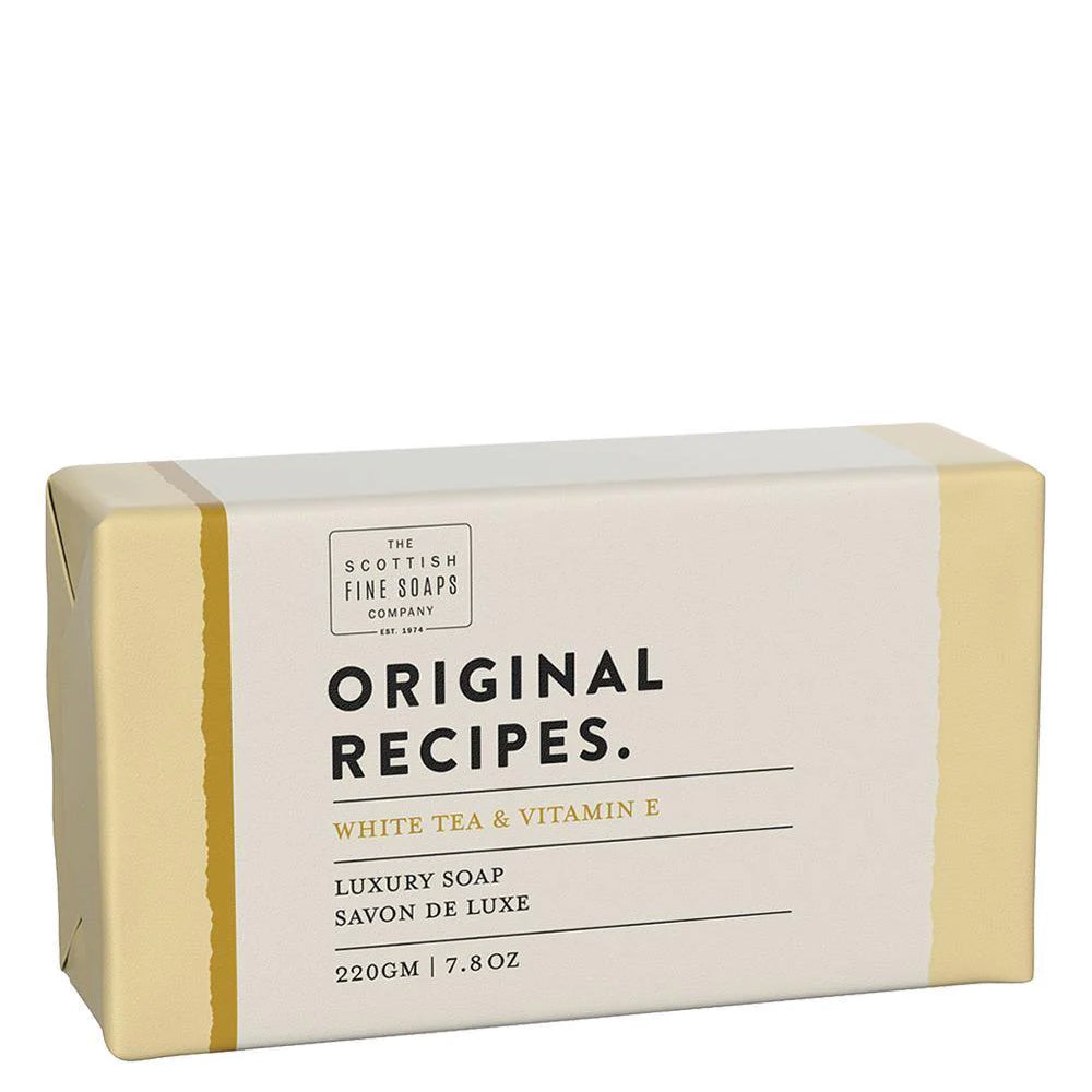 The Scottish Fine Soaps Classic fast håndsæbe White Tea & Jasmin 220g