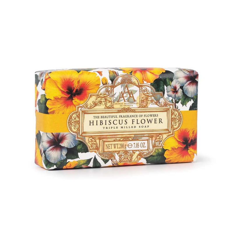 Aromas Artesanales De Antigua Triple Milled Sæbe Hibiscus Flower 200g