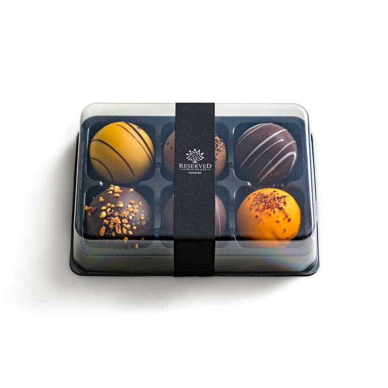 Reserved Chocolate Trøffel Romkugler 6 forskellige smage