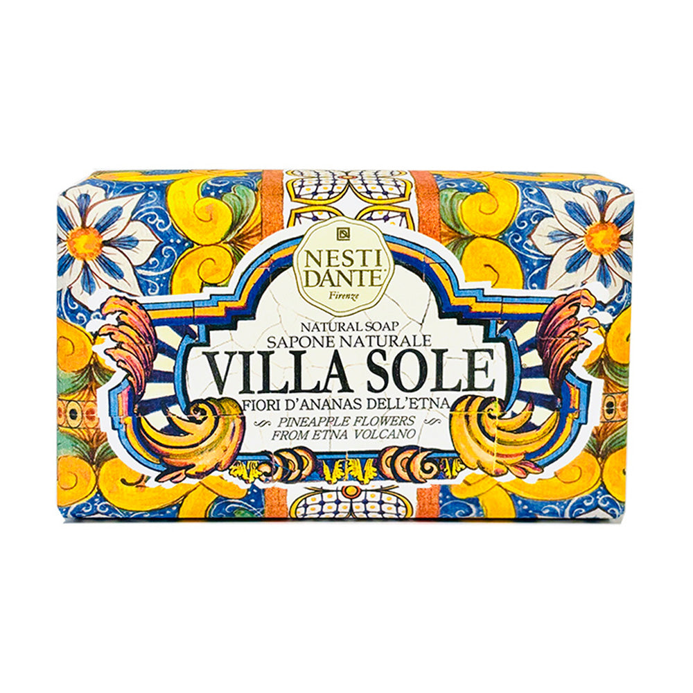 Nesti Dante Vegetabilsk Sæbe Villa Sole Pineapple Flowers From Etna Volcano 250g