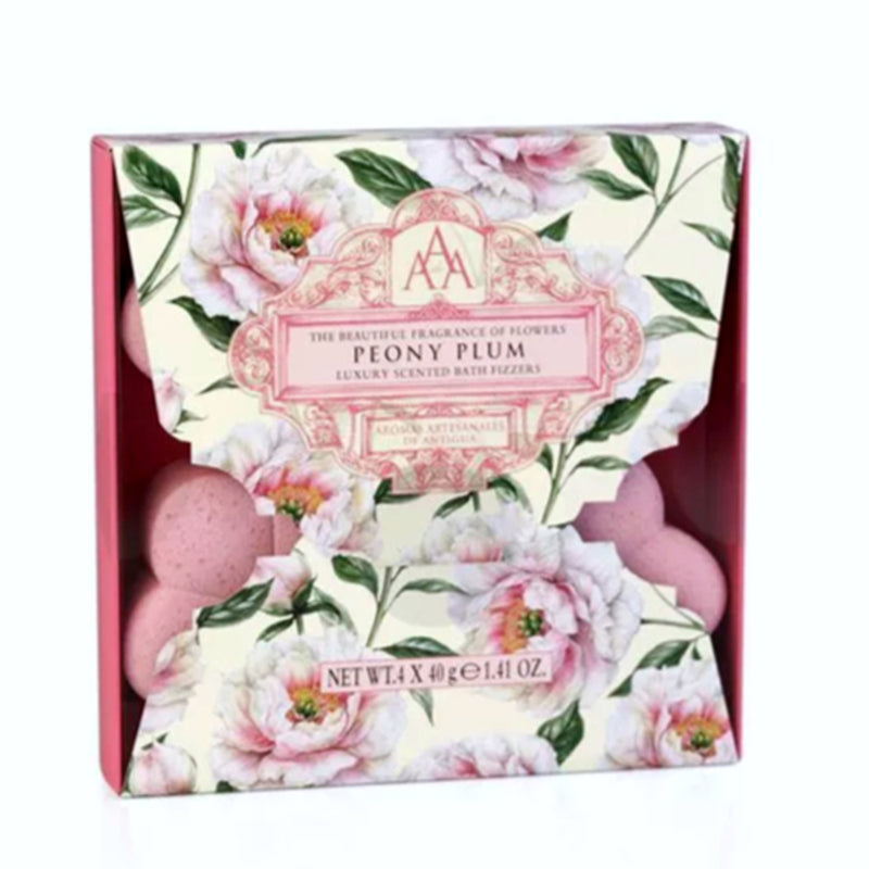 AAA Bade Fizzer Peony Plum 4x40g