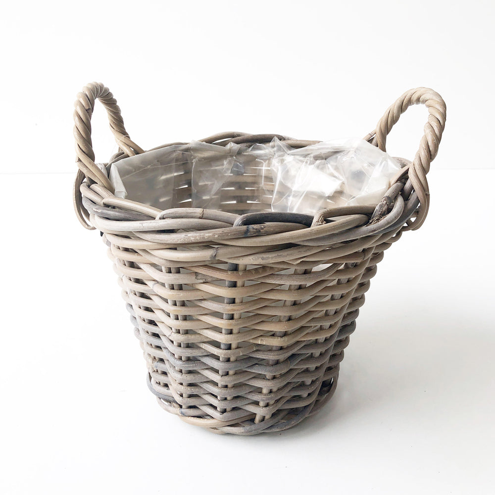 Aafod Kurv med Plastik Ø30B22H23cm